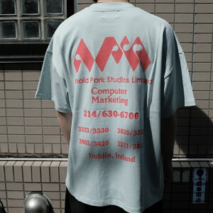 ARNOLD PARK STUDIOS / COMPUTER MARKETING LOGO SHORT SLEEVE 1 ICE BLUE 25SS ��������