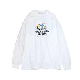 ARNOLD PARK STUDIOS / アーノルドパークスタジオ MASK LS T WHITE 長袖 PARKA Tシャツ 送料無料 　当店通常価格：13,750円(税込)