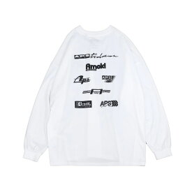 ARNOLD PARK STUDIOS / AUTO PARTS MULTI LOGO LS T WHITE Tシャツ 送料無料当店通常価格：14,300円(税込)