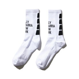 WILLY CHAVARRIA / WILLY SOCKS OPTIC WHITE × BLACK 靴下 SOX スニーカー ソックス BLACK WHITE ブラック当店通常価格：4,125円(税込)