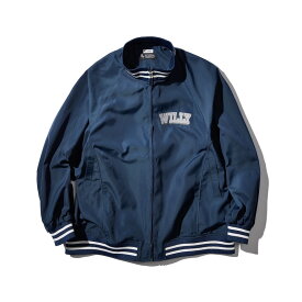 【SALE 40%OFF】Willy Chavarria ウィリーチャバリア / STADIUM JACKET RECYCTEX VISION BLUE スタジアムジャケット スタジャン アウター OUTER ネイビー 送料無料当店通常価格：69,300円(税込)