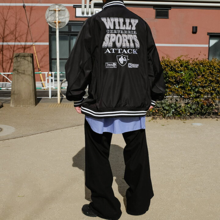 楽天市場】Willy Chavarria ウィリーチャバリア / STADIUM JACKET  