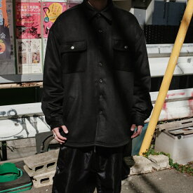 WILLY CHAVARRIA / BOA LINING SHIRTS JACKET BLACK 送料無料当店通常価格：59,400円(税込)