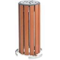テラモト グランドコーナー 木調灰皿M-126 3.5L 灰皿【売切廃番商品】 SS-273-126-0 [代引不可]