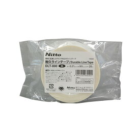 テラモト/NITTO 耐久ラインテープ 白 Y6000 テープ 50mm×20m 6個入 CE-013-505-8 [代引不可]