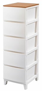 ROOM'S shade 3段 4段 5段 ルームスシェード 木天板タイプ 幅34cm 奥行き42cm 収納ボックス 日本製 大容量 プラスチック 衣装ケース 箪笥 収納 ラック ホワイト ブラウン 国産 シンプル ボックス リ