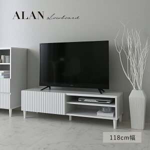 er [{[h ALAN A 118cm s39.8cm 35cm TV o rO{[h X CDbN DVDbN Lrlbg I[vbN VFt I TV{[h ^ [I [bN 