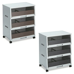 ペーパー分類ボックス 3段 テラモト DS-187-503 オフィス 事務所 コピー用紙 古紙 分別 引き出し