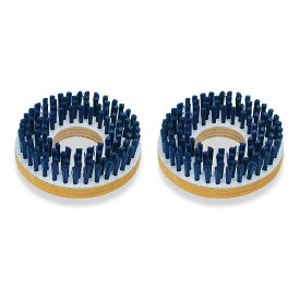 リンレイ セーフティポリッシャー用ナイロンブラシ（2個）プレート付 オフィス 店舗 浴室 温泉 スパ