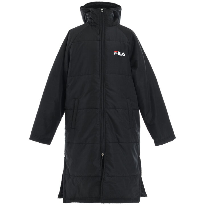 楽天市場】FILA ベンチコート ジュニア中高生 防寒中綿入り ロング 