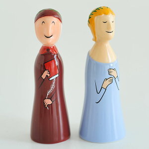 �y�p�Օi�E�󏭁z�A���b�V�B �t�B�M���A 2�Z�b�g �_���e �E�F���M���E�X ALESSI FIGURE Dante e Virgilio AMGI41SET �_���e �_�� ��������