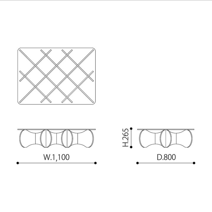 楽天市場】E&Y マトリックス テーブル Lサイズ イーアンドワイ MATRIX 