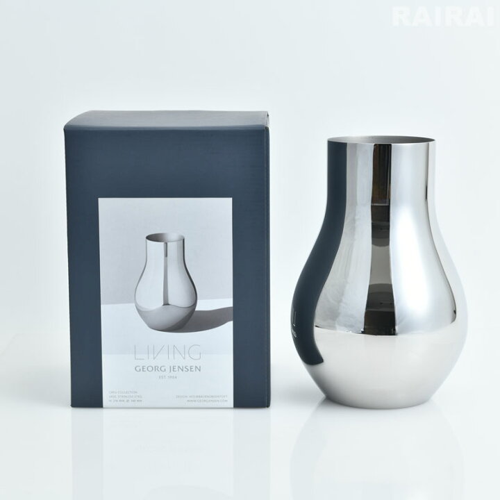 楽天市場】ジョージジェンセン 花瓶 フラワーベース カフ Georg Jensen 