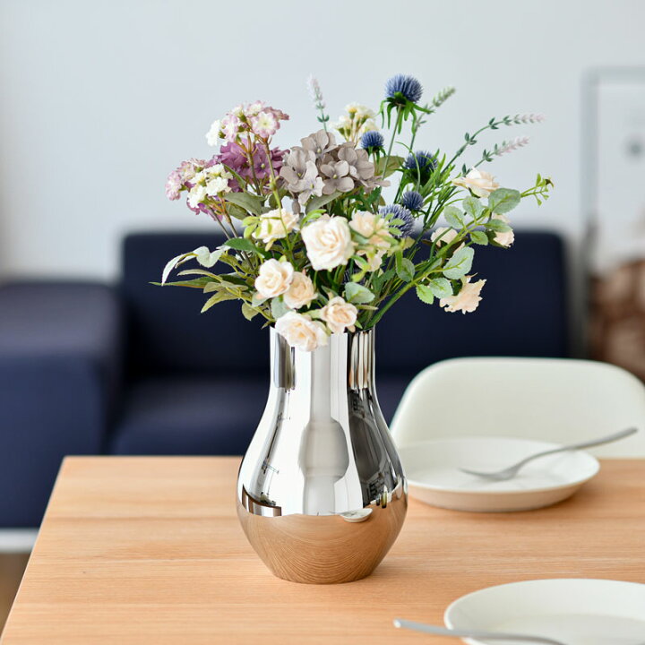 楽天市場】ジョージジェンセン 花瓶 フラワーベース カフ Georg Jensen 