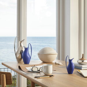 ジョージジェンセン ピッチャー 0.2L へニング コッペル ミッドナイトブラック アイコニックブルー Georg Jensen HENNING KOPPEL 送料無料