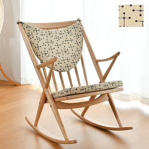 O[zg tNX bLO `FA hbg i greenholt Frank's Rocking Chair MAHARAM DOT PATTERN FABRIC i`  