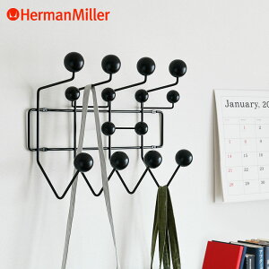 n[}~[ C[Y nOCbgI[ ubN Herman Miller Eames Hang It All Black Vv tbNnK[  _lrs