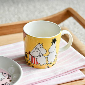 アラビア ムーミン マグカップ 300ml クラシック フレンズフォーエバー ファミリータイム ARABIA MOOMIN 80周年 ブルー イエロー かわいい おしゃれ