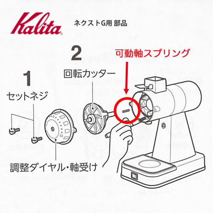 楽天市場】カリタ ネクストG ナイスカットミル ナイスカットG カッター  