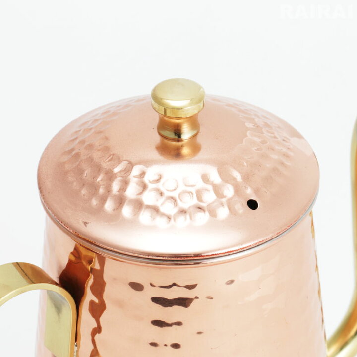 カリタ Cuケトル 600 コーヒーポット 銅 600mL Kalita coffee pot copper 52260 日本製 送料無料 RAIRAI ライライ