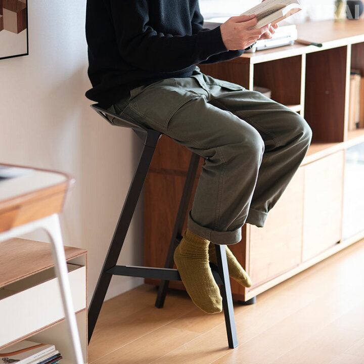 楽天市場】マジス スツールワン ブラック 座面高67cm MAGIS STOOL_ONE 