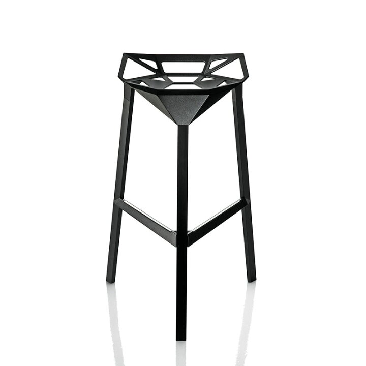 楽天市場】マジス スツールワン ブラック 座面高77cm MAGIS STOOL_ONE 