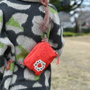 マリメッコ ショルダーバッグ イロイサ ウニッコ キオスキ レッド×ダークレッド marimekko kioski Iloisa Mini Unikko Onni bag クロスボディバッグ オンニバッグ おしゃれ 送料無料