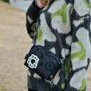 マリメッコ ショルダーバッグ イロイサ ウニッコ キオスキ ダークグレー×ブラック marimekko kioski Iloisa Mini Unikko Onni bag クロスボディバッグ オンニバッグ おしゃれ 送料無料