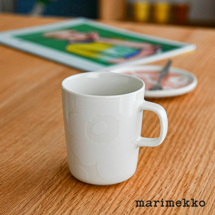 楽天市場】マリメッコ マグカップ 250ml ウニッコ ナチュラルホワイト 