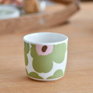 マリメッコ 日本限定 ラテマグ 1個 200ml 【単品】 ウニッコ ライトグリーン×ライトピンク marimekko UN…