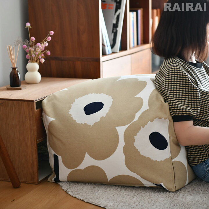 楽天市場】マリメッコ クッション ウニッコ 55cm PUFFI ビッグ 