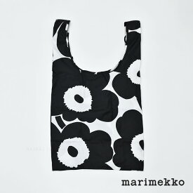 マリメッコ スマートバッグ ピエニ ウニッコ ブラック×ホワイト marimekko PIENI UNIKKO エコバッグ おしゃれ 送料無料