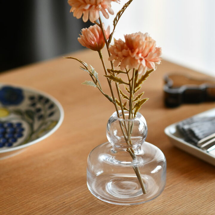 楽天市場】マリメッコ フラワーベース クリア marimekko Flower Vase 