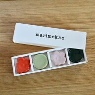 【セール30％OFF】 マリメッコ 箸置き 4個セット ウニッコ キヴェット ピンク×ペアグリーン×オレンジ×…