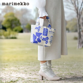 【セール30％OFF】 マリメッコ アジア限定 トートバッグ ニューティ キオスキ ブルー×コットン marimekko kioski Ae Nyytti 75周年 ホワイト×ブルー ブルー ウニッコ ヴィヒキルース おしゃれ かわいい 送料無料 _ss07