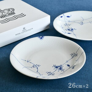 C Ryn[Q v[g yA 2Zbg 26cm u[pbe ROYAL COPENHAGEN Blue Palmette 