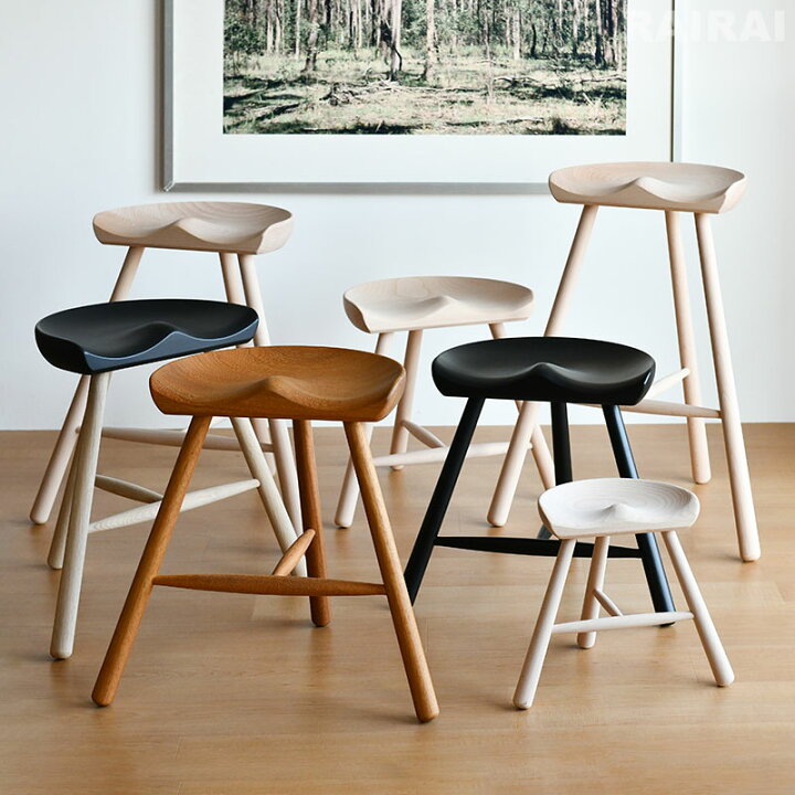 楽天市場】ワーナー シューメーカー チェア No.42 ブラック 座面高さ  