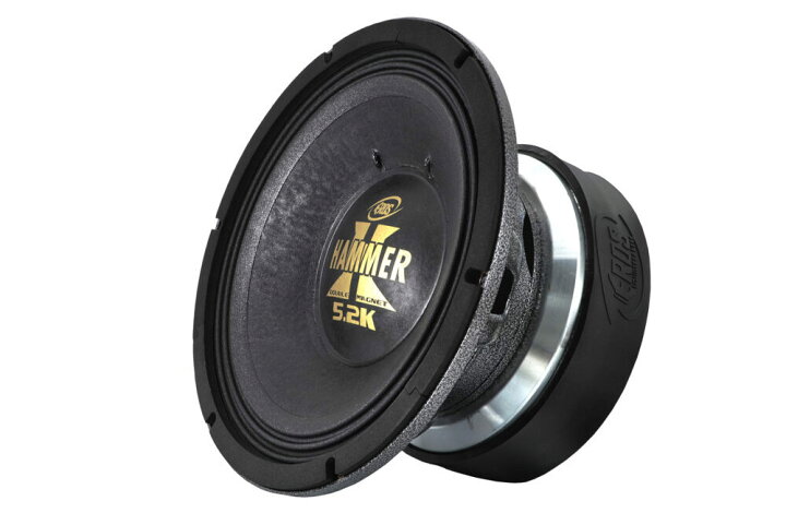 楽天市場】EROS E-12 HAMMER 5.2K ミッドスピーカー 12インチ 4Ω 5200W 