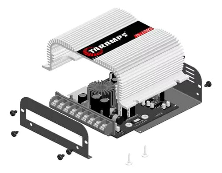 楽天市場】Taramps TL1500 3チャンネル アンプ 2Ω Dクラス カー 