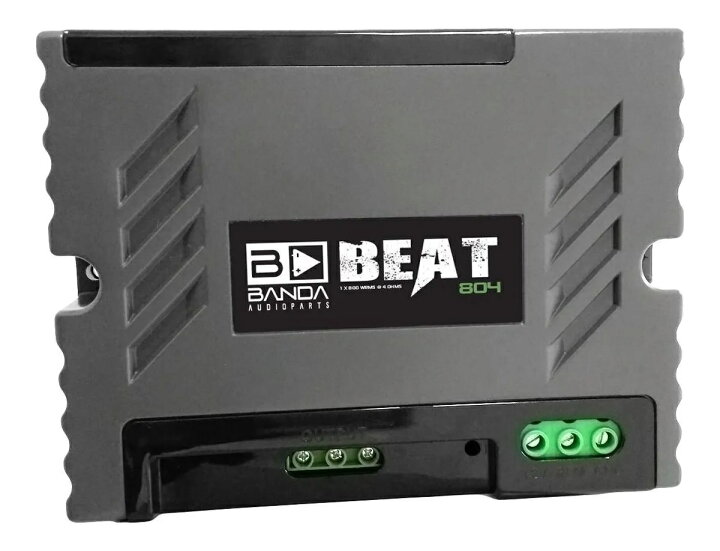 BANDA カーオーディオアンプ 1チャンネル BEAT804 4Ω 800W（Mr 