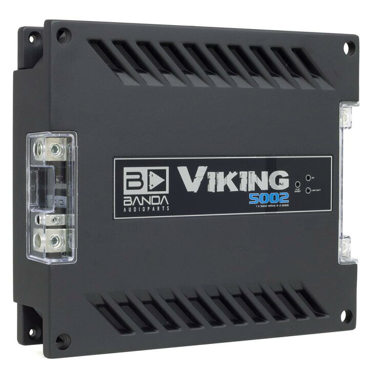 楽天市場】Banda VIKING5002 1チャンネル 2Ω カーオーディオアンプ外 
