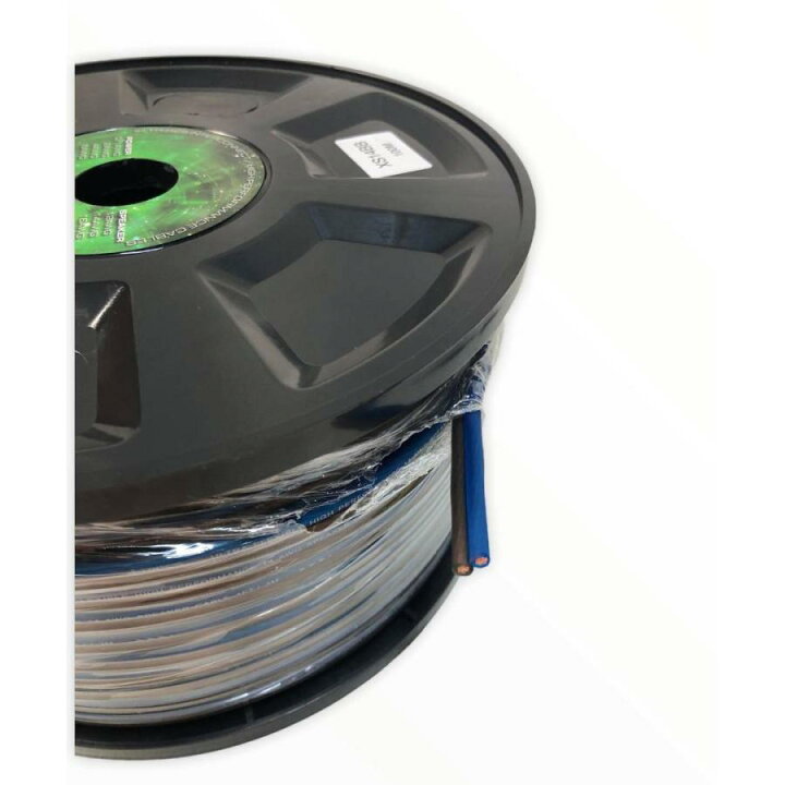 楽天市場】14AWG スピーカーケーブル OFC 14ゲージ/100m 青 / 黒 カー  