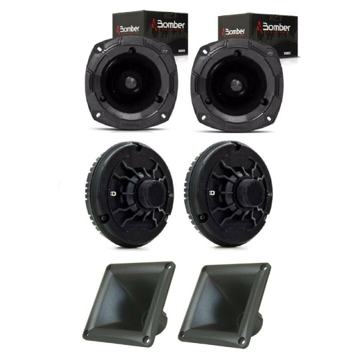 ペアBomber DB200x ドライバー 1インチ 8Ω 解き明かし 150W カー 