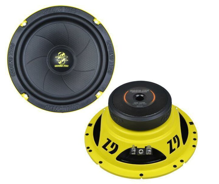 楽天市場】GROUND ZERO SPLコンポーネントスピーカー GZIC165.2SPL 