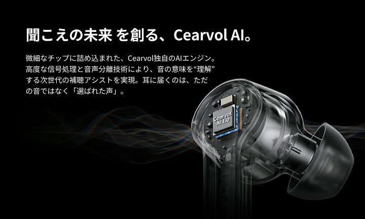 楽天市場】特別価格 Cearvol 集音器 DiamondX1 Bluetooth5.3 高齢者 