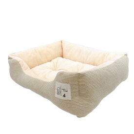 【 マラソン限定ポイント5倍・10％OFFクーポンあり 】犬 ベッド 猫 ベッド 通年 コーデュロイ 洗える S M L ふわふわ ペットベッド あごのせ 丸洗い インテリアイ角型 オールシーズン ソファー 北欧 猫ベッド