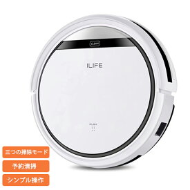 一年保証 ILIFE アイライフ V3s Pro ロボット掃除機 ブラシレス吸引口 掃除ロボット 強力吸引 予約設定 髪の毛/ペットの毛に効果 超薄型 ワンタッチ起動 自動掃除機 三つの掃除モード 静音設計 自動充電 落下/ 衝突防止 リモコン付