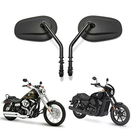 シダーエイト 360度調整可能 バイクミラー 8mm 正ネジ ハーレー 旧車 汎用 ヴィンテージ カスタム M8 クラシックミラー 左右セット