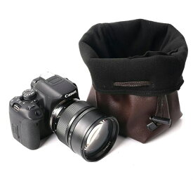 シダーエイト カメラバッグ 巾着 レンズケース 軽量 一眼レフカメラ 裏地 フリース カメラポーチ