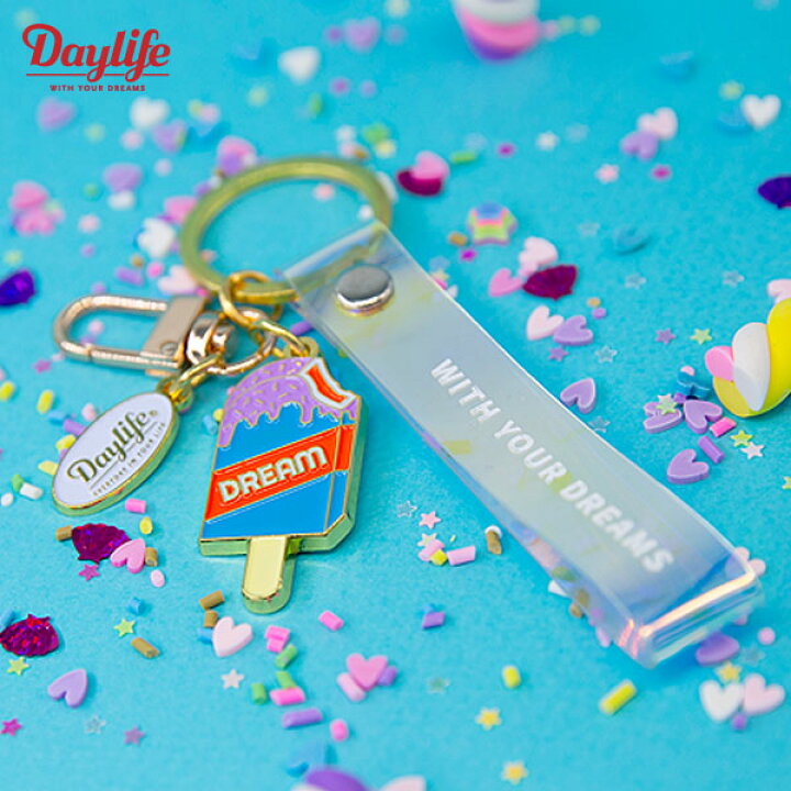 楽天市場 キーリング キーホルダー バッグ チャーム ポーチ チャーム Daylife Key Ring エアポッズ キラキラ かわいい 女子高生 学生 レディース アイスクリーム ユニコーン Cee Cloud Shop